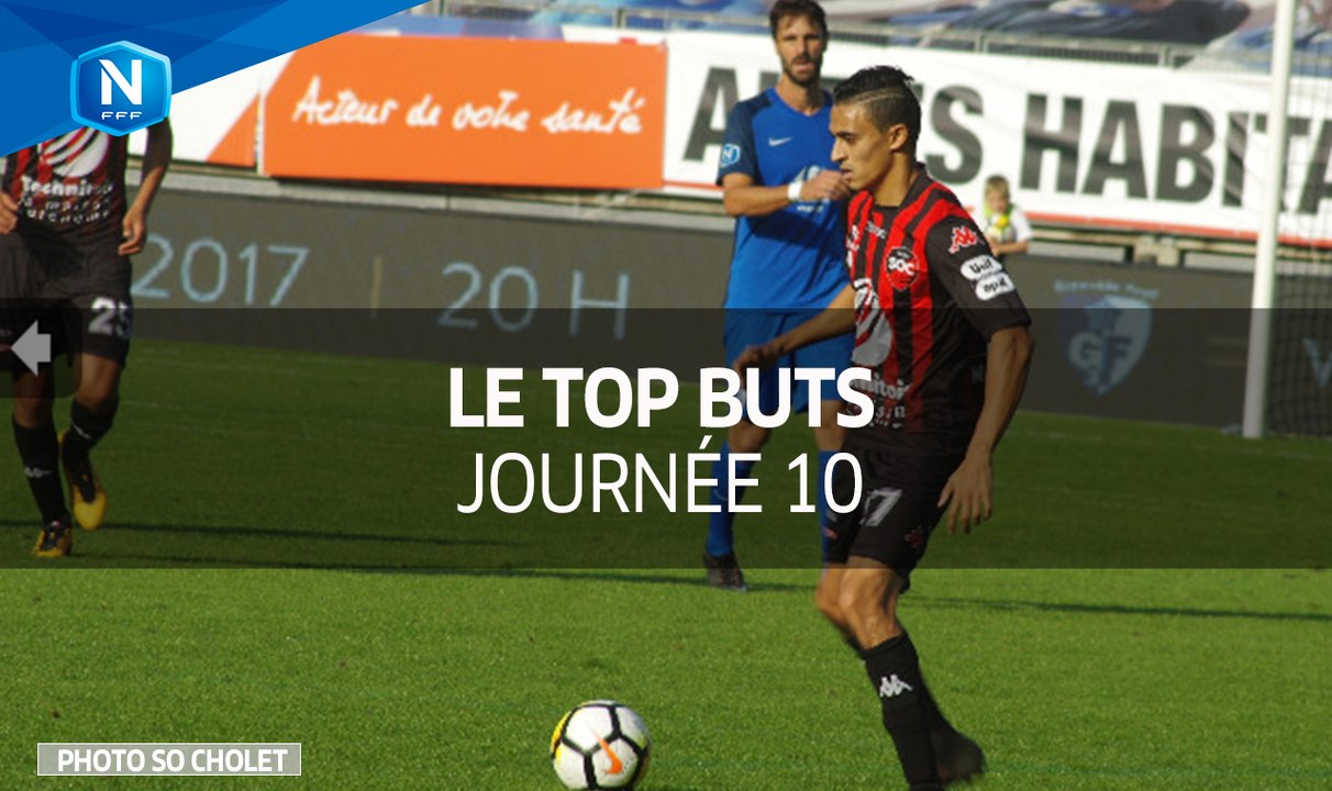Le top buts (J10)