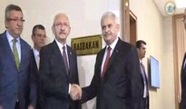Başbakan Yıldırım, Kemal Kılıçdaroğlu’yla görüştü