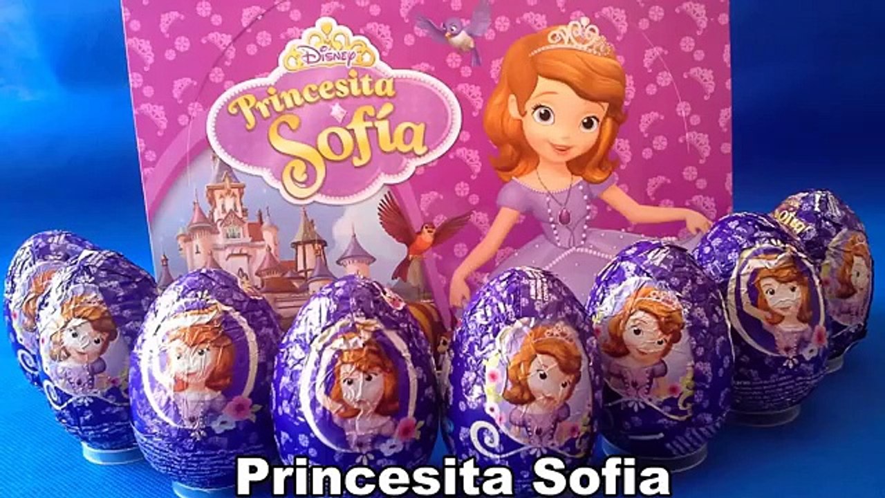 HUEVOS SORPRESA DE PRINCESITA SOFIA EN ESPAÑOL. SURPRISE EGGS