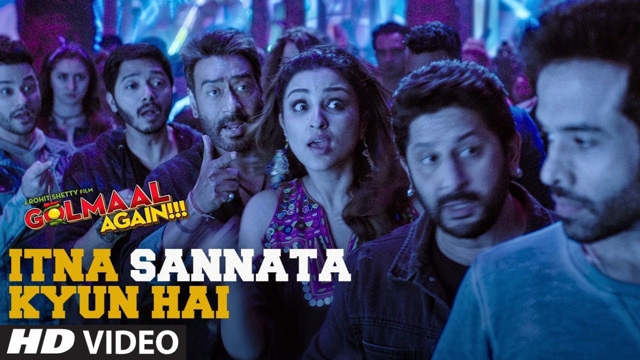 Itna Sannata Kyun Hai Video Song | Golmaal Agai...