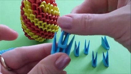 DIY Origami (Modular) Osterei 3D Geschenk zu Ostern Anleitung, EASTER EGG TUTORIAL GIFT IDEAS