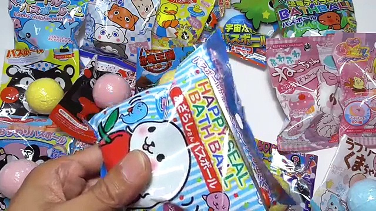 Bath Bomb 16 Mix Testing Japan style !