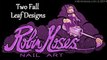 DIY Easy Fall Nails | 2 Easy Autumn Short Nail Art Design Tutorial
