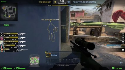 WTF is he doing with the AWP? Is he really........!?!?!?