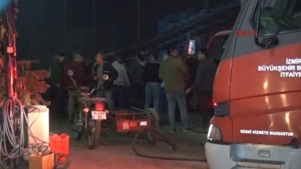 İzmir Ödemiş'te Korkutan Yangın