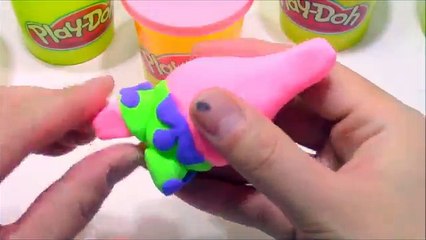Meet Spongebob & Patrick Star, Easy Play doh creation for kids