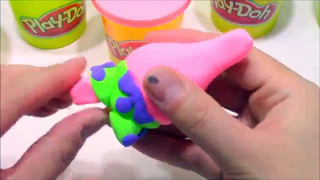 Meet Spongebob & Patrick Star, Easy Play doh creation for kids