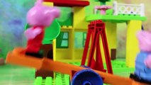 Odwiedziny u Dziadka Świnki - Świnka Peppa & Barrel o Slime & Lego - Bajki dla dzieci