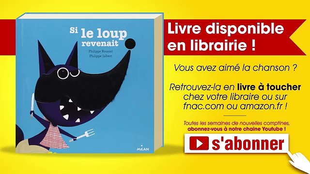 SI LE LOUP VOULAIT APPRENDRE LES COULEURS EN FRANÇAIS comptine pour bébé & comptine maternelle