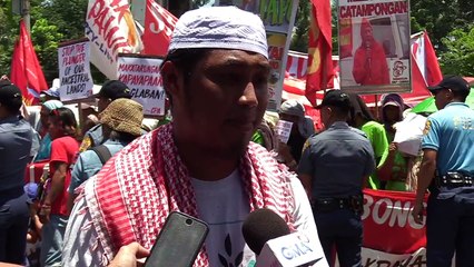 Moros and Indigenous people hold protest action