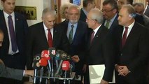 Başbakan Yıldırım-Kılıçdaroğlu Görüşmesi Sona Erdi