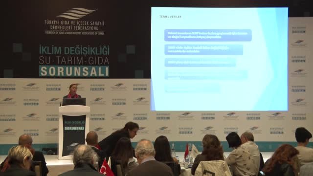 Tgdf 'İklim Değişikliği' Raporunu Açıkladı; Mikdat Kadıoğlu Tarım Alanlarını ve Su Havzalarını...