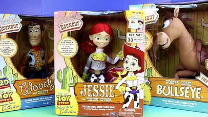 Disney Pixar Toy Story Woodys Roundup With Jessie Sheriff Woody And Horse Bullseye