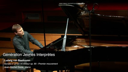 Beethoven | Sonate n° 27 en mi mineur op. 90 I I. Mit Lebhaftigkeit und durchaus mit Empfindung und Ausdruck - Jean-Michel Dubé