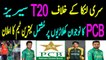 Pakistan cricket board announced 15 men young squad for 3 match T20 series against sri lanka