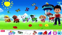 Paw Patrol Draw & Play: Coloring Book Childrens Game - Nick Jr App For Kids