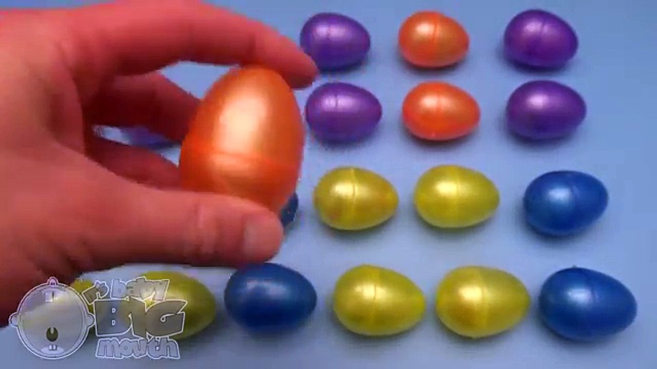 Learn Patterns with Surprise Eggs! Opening Surprise Eggs filled with Toys! Lesson 27