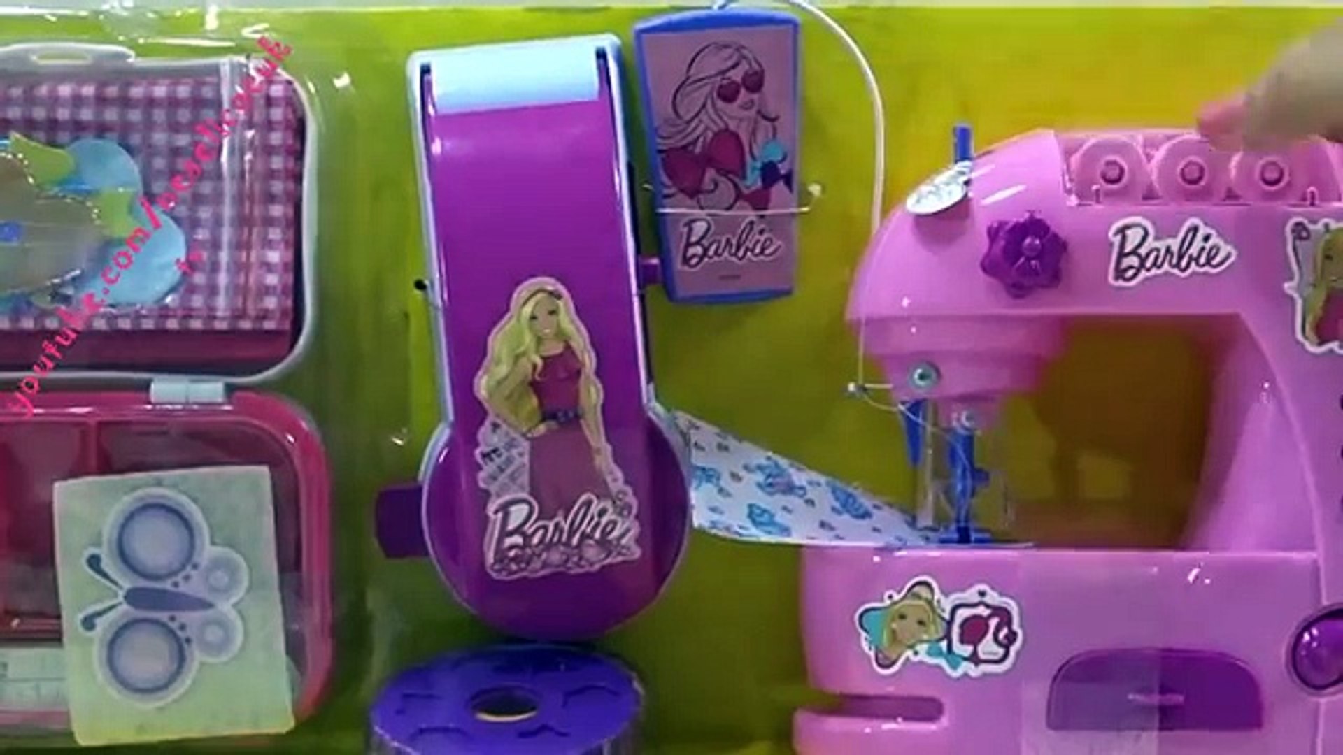 Barbie dikiş Makinesi oyun seti Sewing set – Видео Dailymotion