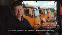 Mercedes-Benz Remote Truck Automated Airfield Ground Maintenance - Image Film
