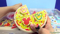Mickey Mouse Club House Wooden Pizza and Birthday Cake Set