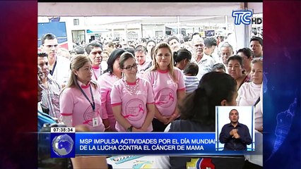 MSP impulsa actividades por el Día Mundial de la Lucha Contra el Cáncer de Mama