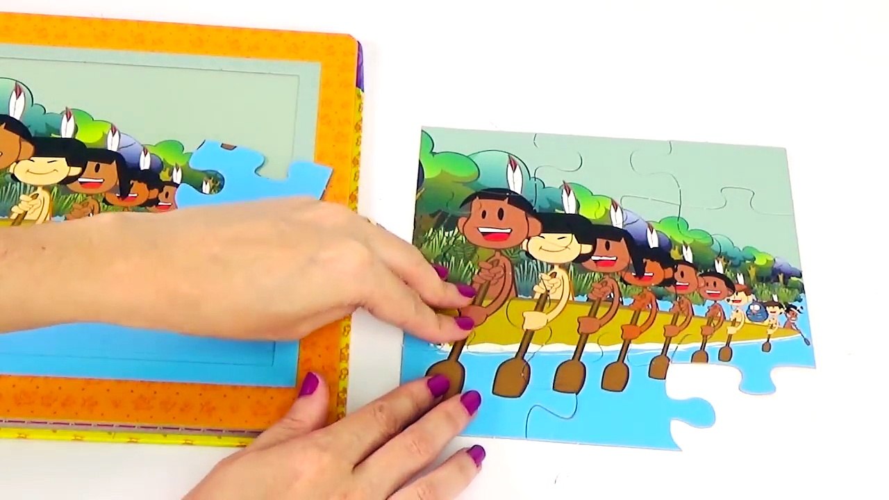 Galinha Pintadinha Quebra Cabeças do Pintinho Amarelinho e Toda Turma! Infantil Brinquedos Toys