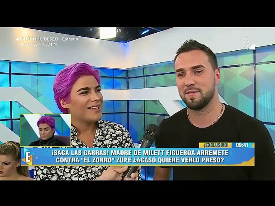 Milett Figueroa su mamá pierde los papeles y amenaza al Zorro Zupe de la peor forma