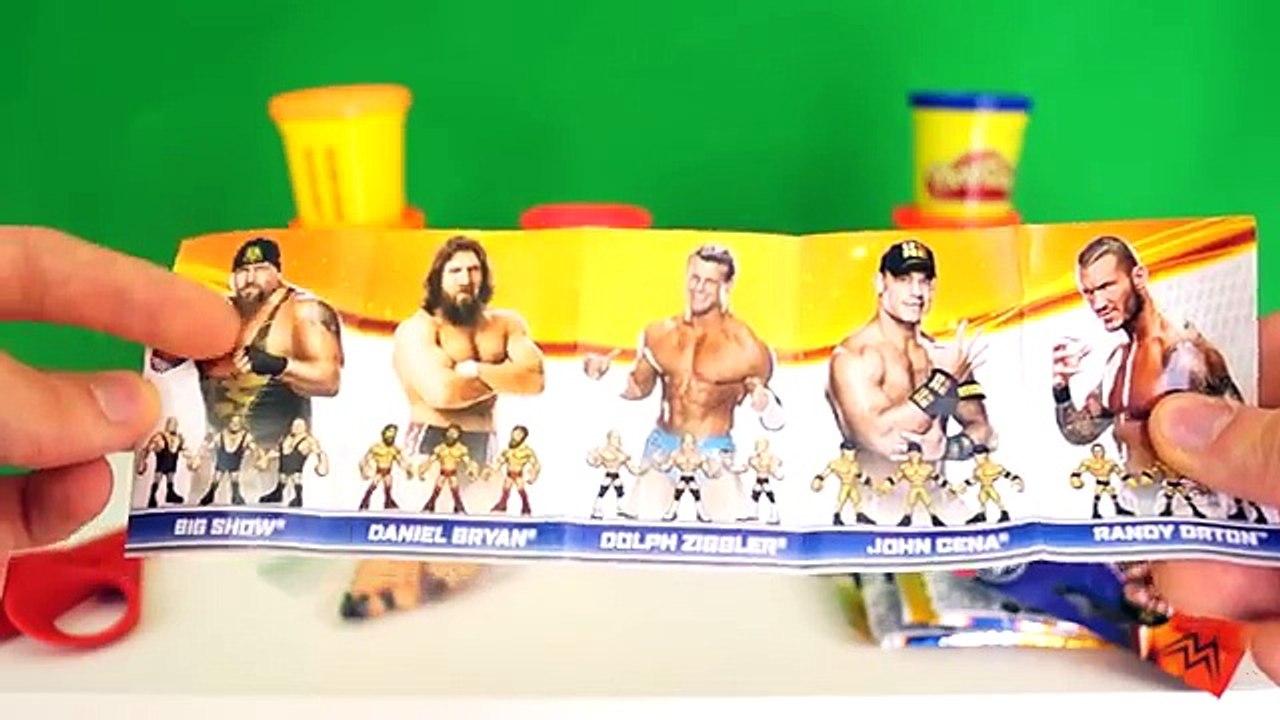 WWE John Cena Giant Surprise Egg Play Doh - Topps Cards Stackdown Funko Pop (PARODY)!!