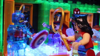 JOKERs Party LEGO BATMAN SUPERMAN SPIDERMAN Minifigures Zombie Manor Toypals.tv