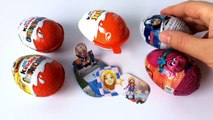 Giant Princess Kinder Surprise Eggs Disney Frozen Elsa Anna Minnie Mickey Play-Doh Huevos Sorpresa