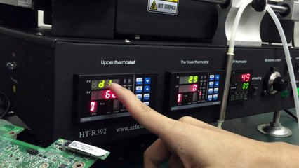 BGA REWORK HUNTRON R392 ตั้งค่า