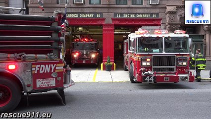 [RARE - 3 FDNY Fire Trucks in 1 House] E39 & E44 & L16