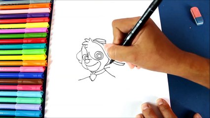 Cómo dibujar a SKYE de La Patrulla Canina | How to draw Paw Patrol Skye