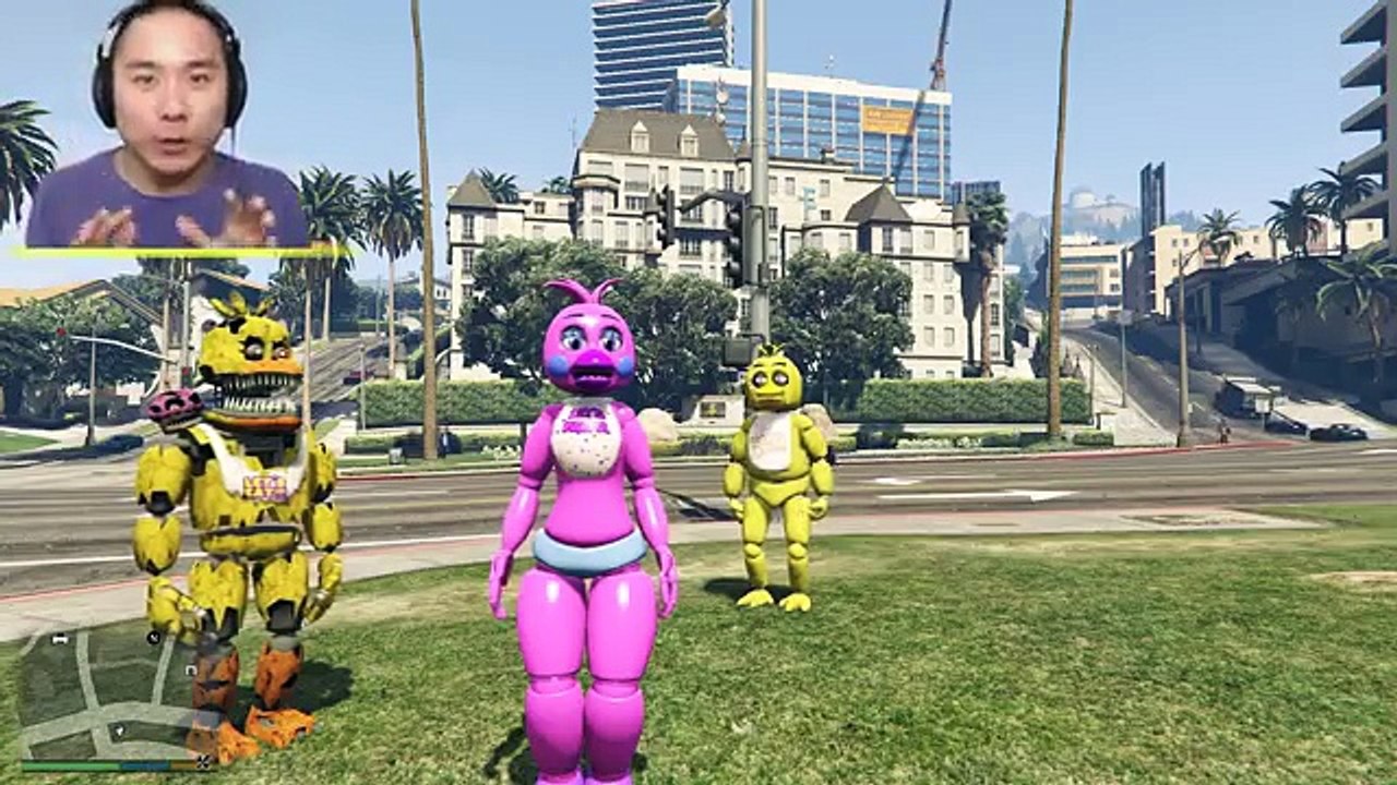 SHADOW TOY CHICA ARMY IN GTA 5! (GTA 5 Mods For Kids FNAF Funny Moments)