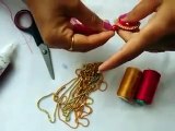 How to make silk thread Chandbali Tassel & Chandbali Jhumkas earrings in festive