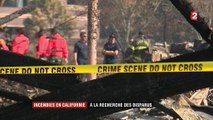 Incendies en Californie : les secouristes à la recherche des disparus