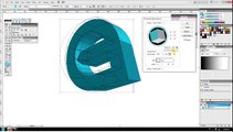 How to create FULL 3D Logo Design in Adobe Illustrator CS5 HD1080p (eG)