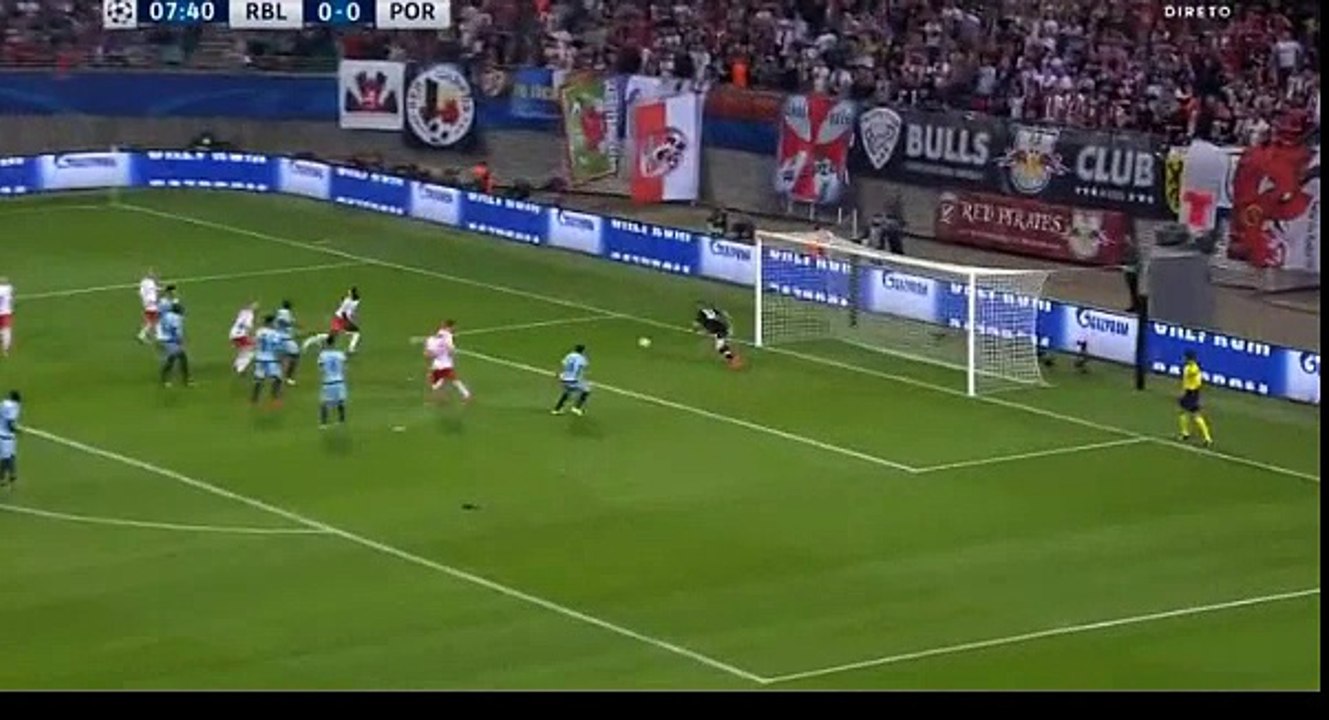 RB Leipzig 1 - 0  FC Porto 17/10/2017 Willi Orban Super Goal 8' Chapions League HD Full Screen .