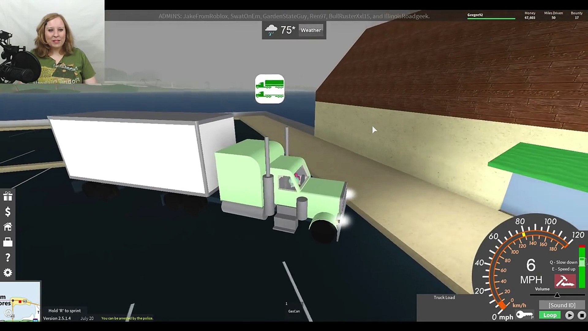 Roblox Ultimate Driving Westover Islands Trucker Job Facecam Sallygreengamer Video Dailymotion - police chase truck simulator roblox ultimate driving