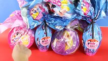 Abrindo 4 Ovos de Páscoa Surpresas Princesas Disney - 4 Disney Princess Surprise East Eggs