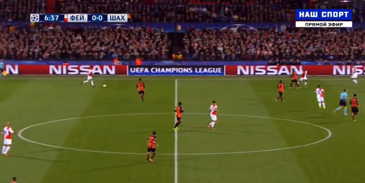 Steven Berghuis Goal HD - Feyenoord	1-0	Shakhtar Donetsk 17.10.2017