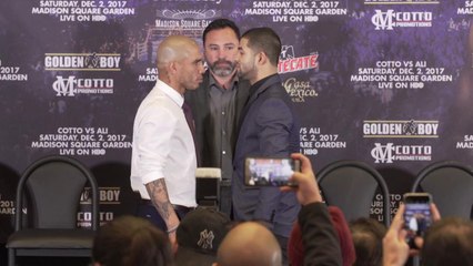 Miguel Cotto and Sadam Ali Face Off