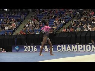 Aria Brusch - Floor Exercise - 2016 P&G Gymnastics Championships – Jr. Women Day 2