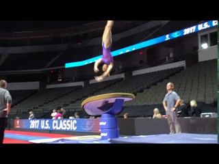 Alyona Shchennikova - Vault - 2017 U.S. Classic - Podium Training