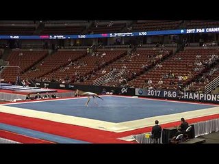 Vitaliy Guimaraes - Floor Exercise - 2017 P&G Championships Junior Men Day 1