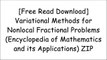 [JEEIf.F.r.e.e R.e.a.d D.o.w.n.l.o.a.d] Variational Methods for Nonlocal Fractional Problems (Encyclopedia of Mathematics and its Applications) by Giovanni Molica Bisci, Vicentiu D. Radulescu, Raffaella Servadei R.A.R