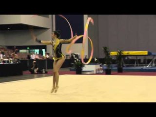 Ariella Kudishevich - Ribbon - 2012 Rhythmic Nationals - Sr Day 2