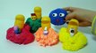 Smiley Face Play Foam Surprise Toys Peppa PIg Superhero Learn Colors Finger Family Nursery Rhymes