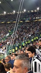 Juventus Lazio 2017 - Il settore ospiti al rigore di Dybala