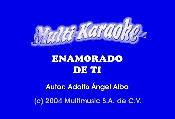 Los Temerarios - Enamorado de ti (Karaoke)